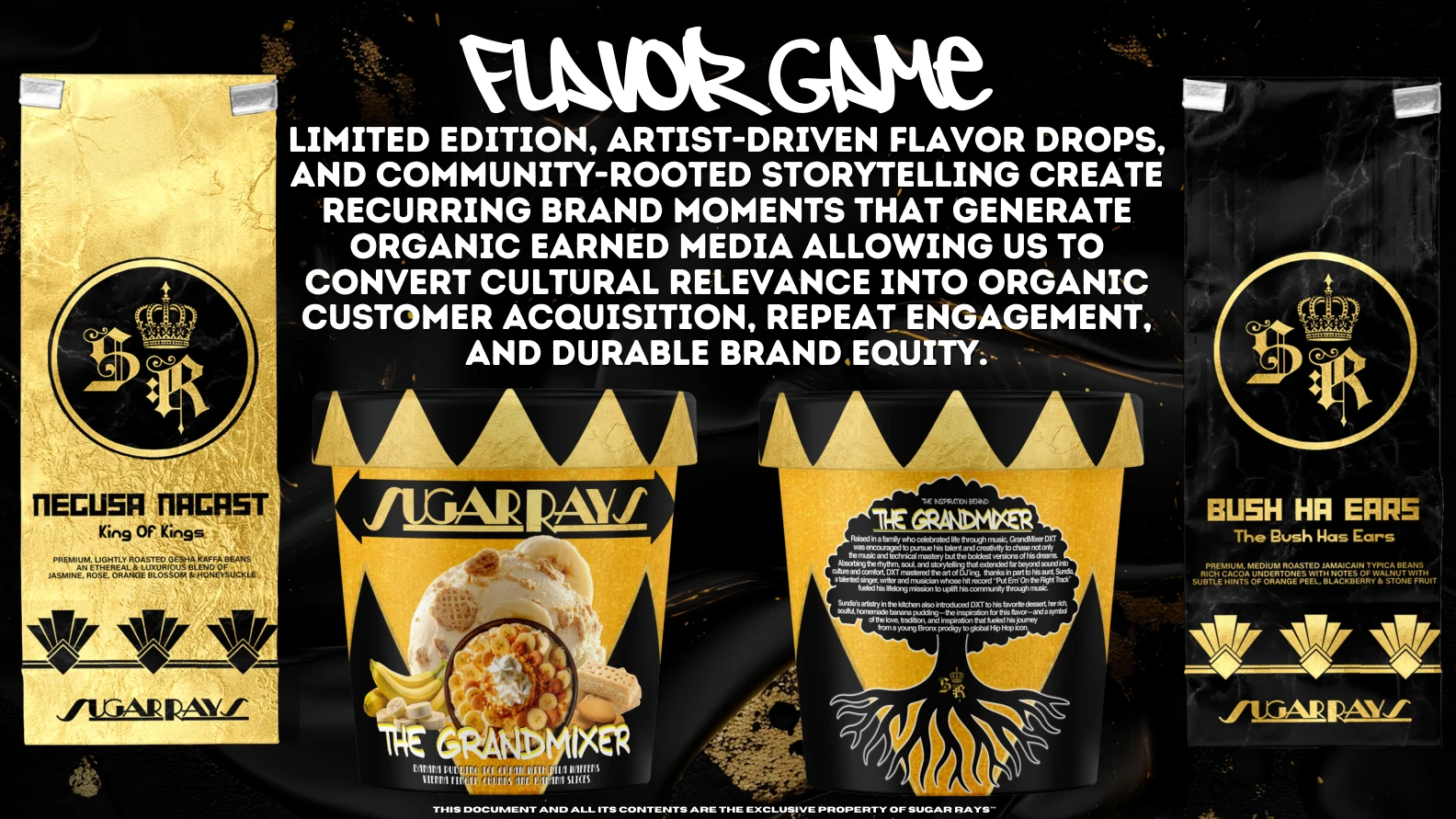 Sugar Rays artist-inspired flavor and coffee packaging